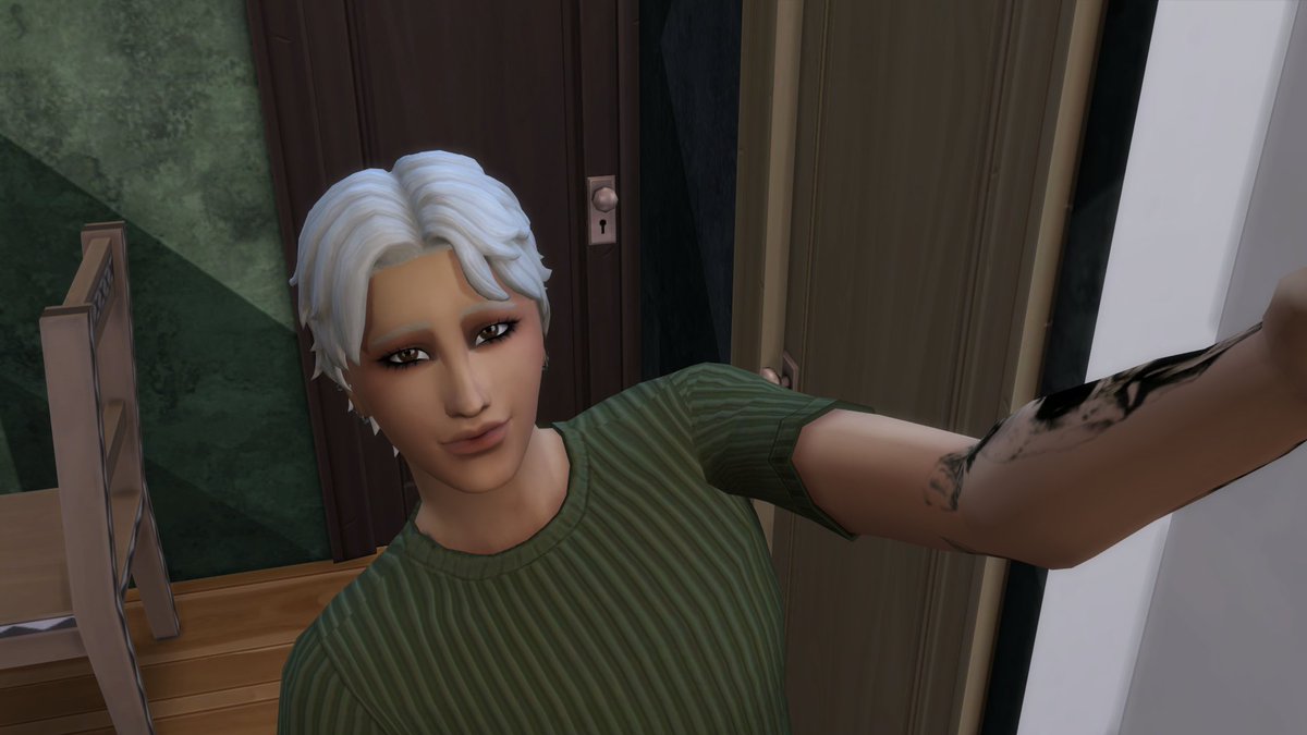 EveeSims's tweet photo. After class it was time to meet Dante at the  humour and hjinks festival, where Joon-Wo decided to take a drink of the prankster fountain. https://t.co/k3Ln6mR3wh