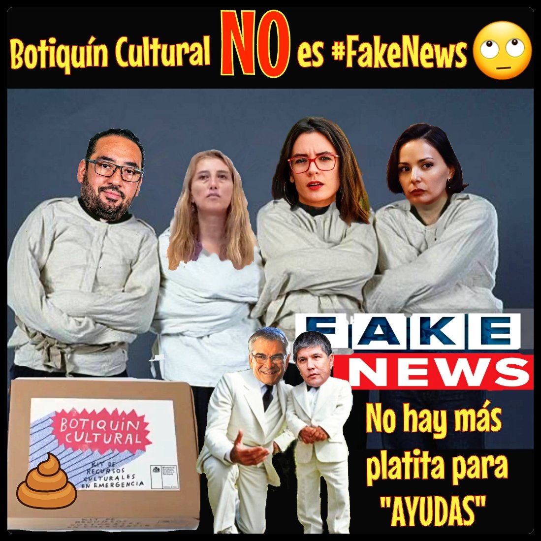 Akuma_Elohim's tweet photo. 🙄 es real el #BotiquinCultural confirmando 😤 #GobiernoDeInutiles #BotiquinDeLaVerguenza #FelizSabado 😏 no te da vergüenza @GabrielBoric es una burla para los dagnificados del Sur 🤨 #SextoRetiro #SEPTIMORETIRO #blackout #merluzo #BoricEstáSaqueandoChile https://t.co/VvAqwADijr