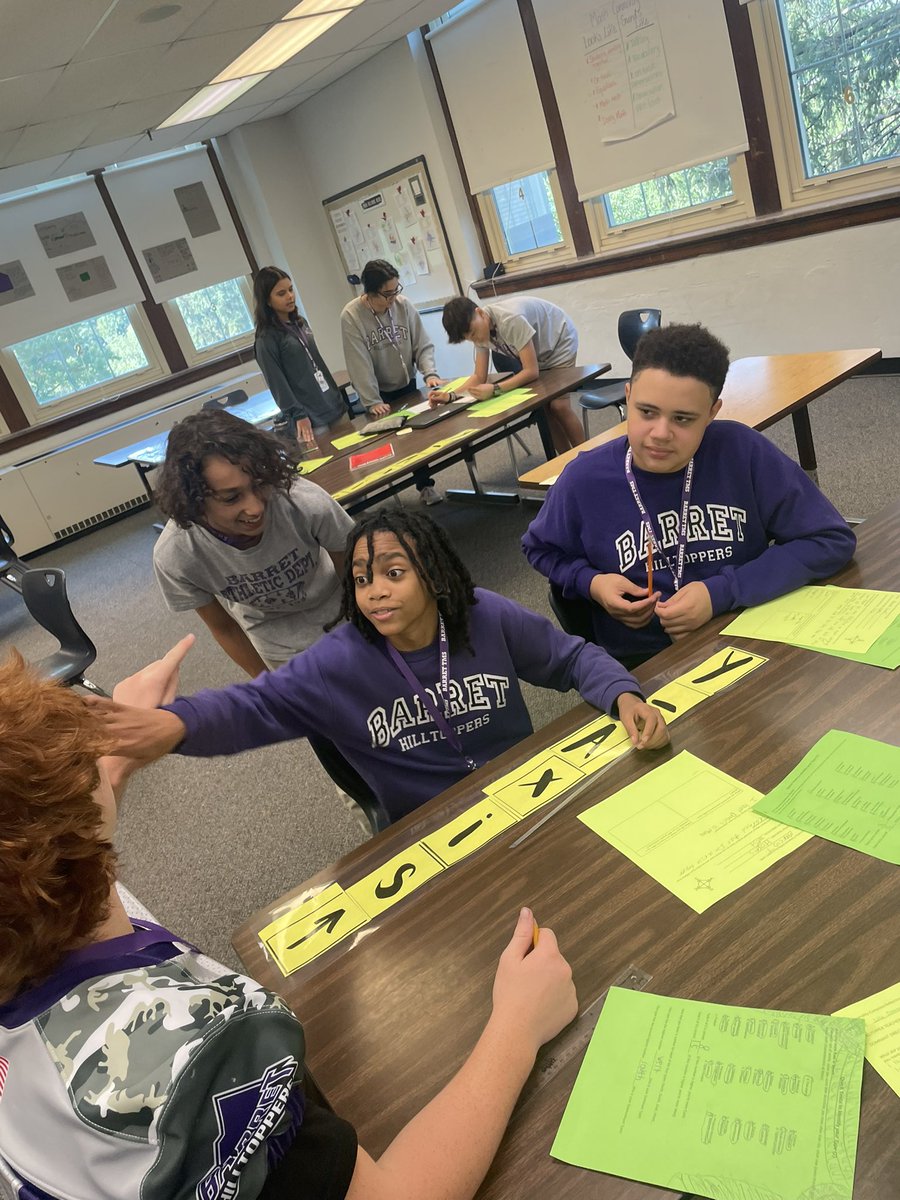 RaechelMinor's tweet photo. Our 8th grade @barretjcps students and teachers  participation in a community building day! Their leadership helps guide the #excellence expectation that sets the Hilltoppers apart. TY to BarretPTA and Ms. McCoy for their leadership! #middleleads @AmyStrite https://t.co/7RiK3EZBkw