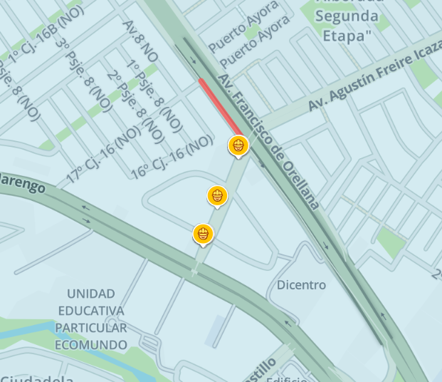 ATM_Transito's tweet photo. #ATMinforma | Se realiza cierre total al tránsito vehicular por trabajos viales en la Av. Agustín Freire Ycaza y Av. Francisco de Orellana, sentido hacia la Av. Juan Tanca Marengo.

Siga las indicaciones de los elementos de #ATM.

Por favor, tome vías alternas.

Foto: #CCITT https://t.co/9GEPriVf6F