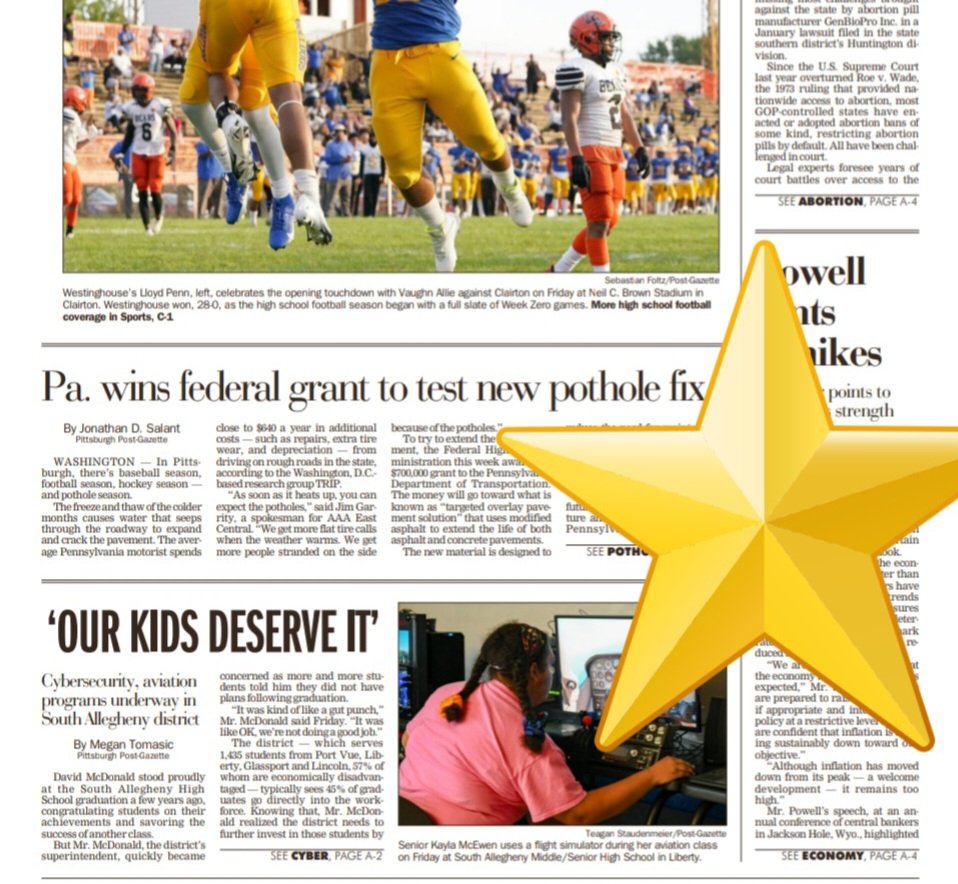 South Allegheny SD tweet media