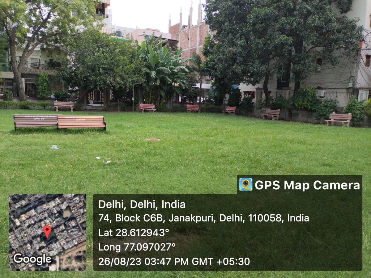 aapdimpleahuja's tweet photo. Grass mowing & cleanup work also done at Block C6B Park, Janakpuri today.
#C6B #Janakpuri #Ward104 https://t.co/GAhvJbgFqf