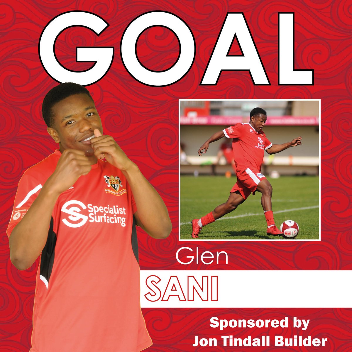 69' GOALLLL GLEN SANI OPENS THE SCORING!!!

1-0