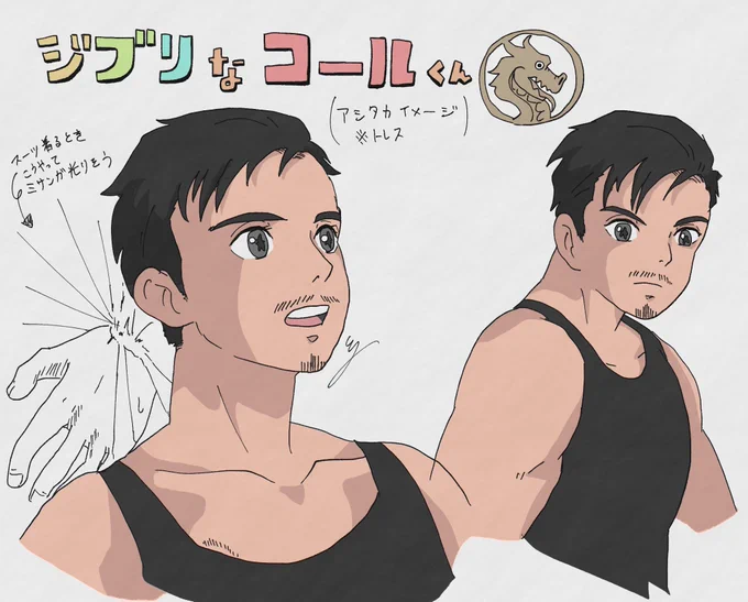 コールくんはジブリの主人公ぽい ※トレスです
