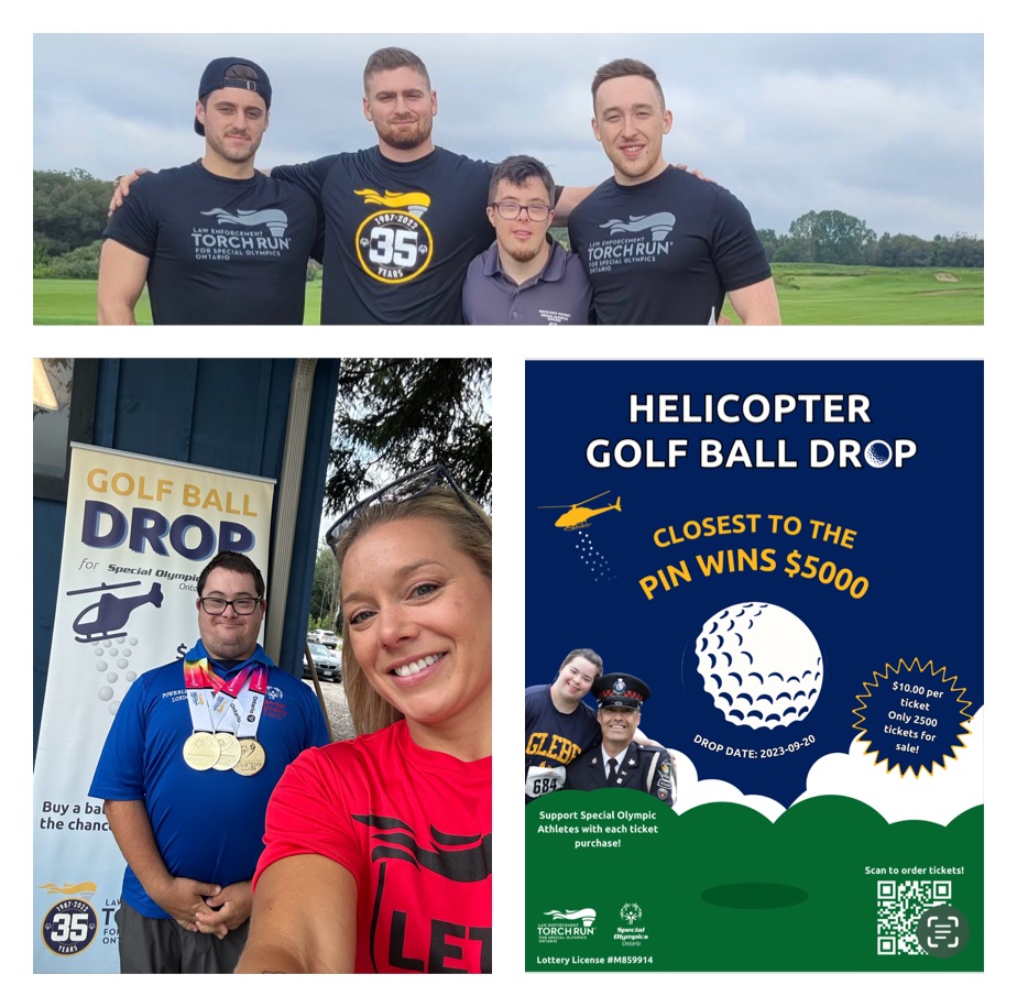 Watch for our <a href="/Torchrunlondon/">Torch Run London</a>  cadets and <a href="/SOOLondonCan/">SpecialOlympicsONLdn</a> athletes selling golf ball drop tickets at Bob’s Range today. Half price balls if you buy a ticket! We’re also at the Fox Golf Club with our amazing auxiliaries! Just over three weeks until the drop!