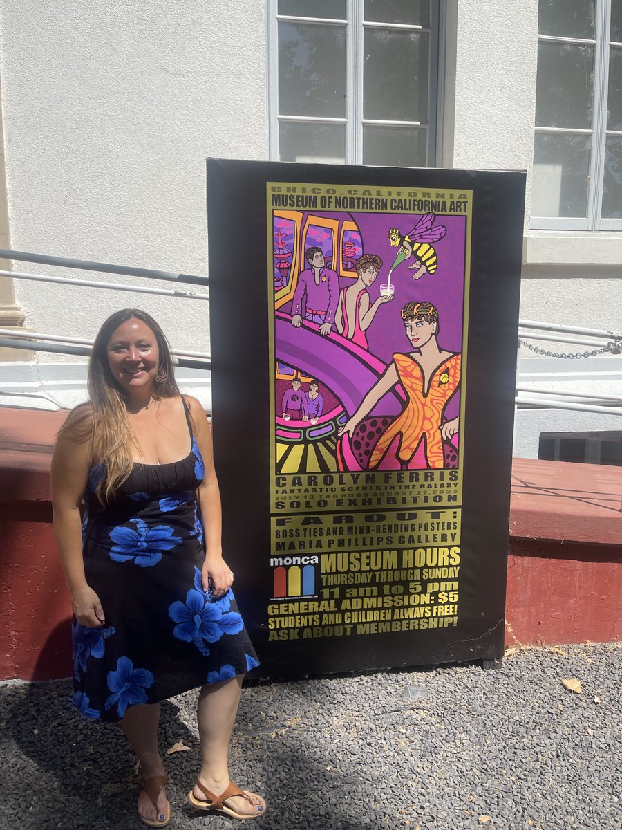 Come see Fantastic Scenes in the Galaxy series exhibit at Museum of Northern California Art. <a href="/moonalice/">Roger McNamee</a> @moonaliceposters <a href="/TRPSorg/">Rock Poster Society</a>