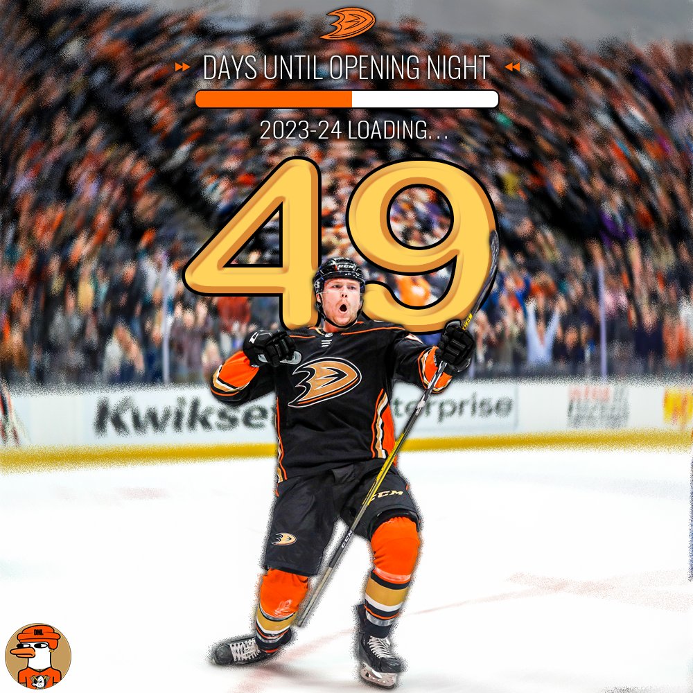 duckmylife_yt's tweet photo. 49 days till Ducks opening night! @Jones_Max19 "he's such a character" - @tzegras11. It took him 17 games to finally score his 1st goal 🔥 I remember he had so many grade A scoring chances prior, I was so happy for him! #maxjones #anaheimducks #montrealcanadiens #careyprice #nhl https://t.co/wTGPoFyFUv