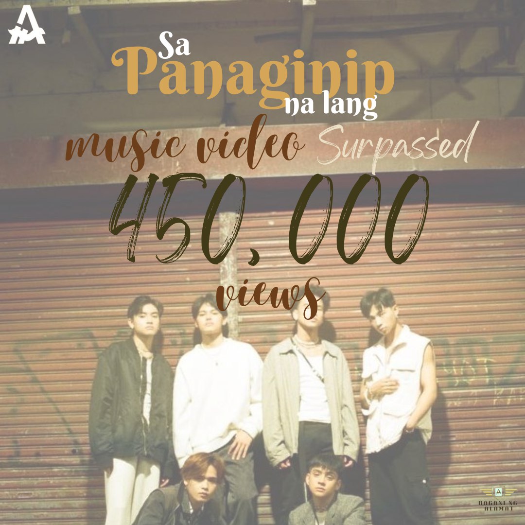 BAGANIngALAMAT's tweet photo. [ALAMAT YouTube Milestone]

The music video of 'Sa Panaginip Na Lang' by ALAMAT has reached 450,000 views on YouTube! 🤎

Thank you for your support, Magiliws!

#ALAMAT #ALAMATSPNL https://t.co/qLi5XOJFah