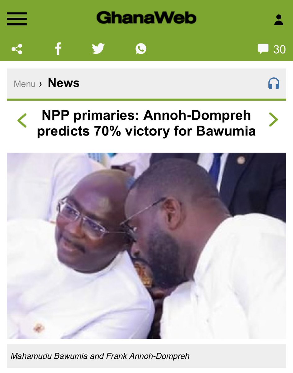 eyram_norglo's tweet photo. Nana Addo won by 81% in 2014 Special Delegates Conference..
Bawumia lowers the bar with less than 70%
After being considered the 'establishment candidate' 67% is a poor performance.. https://t.co/NqAlSKBTG8
