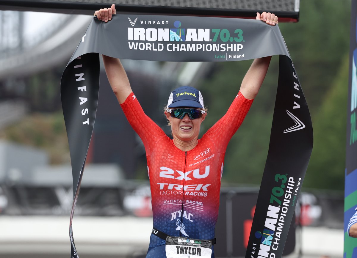 Tri_GERONIMO's tweet photo. 【IRONMAN Press】「2023 IRONMAN 70.3 WORLD CHAMPIONSHIP TRIATHLON」　
8/26開催、予想通りのニブが連覇。コースレコードの圧勝となった。バイクの強い選手であることをアピール。もう一人の優勝候補である女王リフは精彩を欠き、9位に。唯一の日本人選手、上田藍は33位。
https://t.co/5MGuPA68rp https://t.co/dbDciBWJ1a