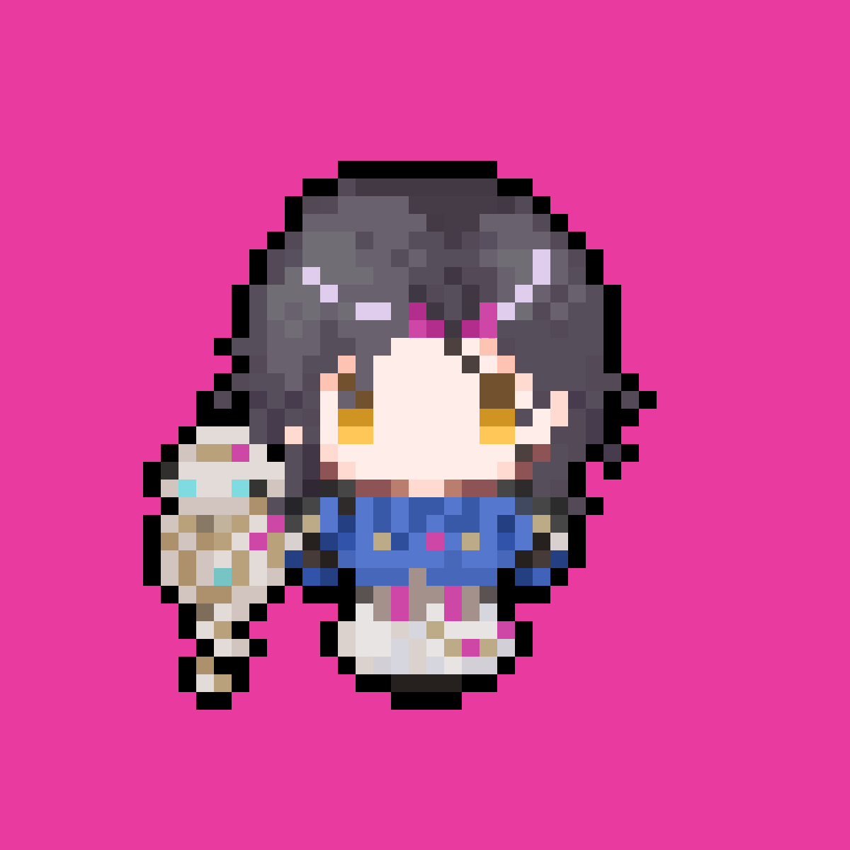 「NIJISANJI EN8期メンバーのドット絵! #Krisis #YuDraw」|sakumin🥛依頼受付中のイラスト