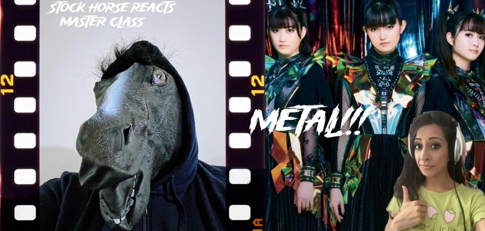 xiaouiris's tweet image. BABYMETAL FANS/THE ONE/ LOVER OF HORSES: Babymetal's very own STOCKHORSE is back!! With a masterclass in reacting to Babymetal featuring ME!   youtube.com/watch?v=SBUCac… Go check it out! XI