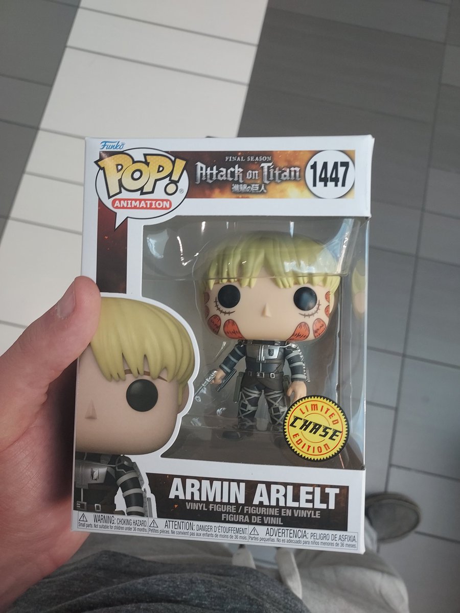 ChillyDoomU's tweet photo. Armin chase hunt compete!!! @DisTrackers @funkofinderz #ChaseHunt #Funko #AttackOnTitan https://t.co/EoPOBuV89U