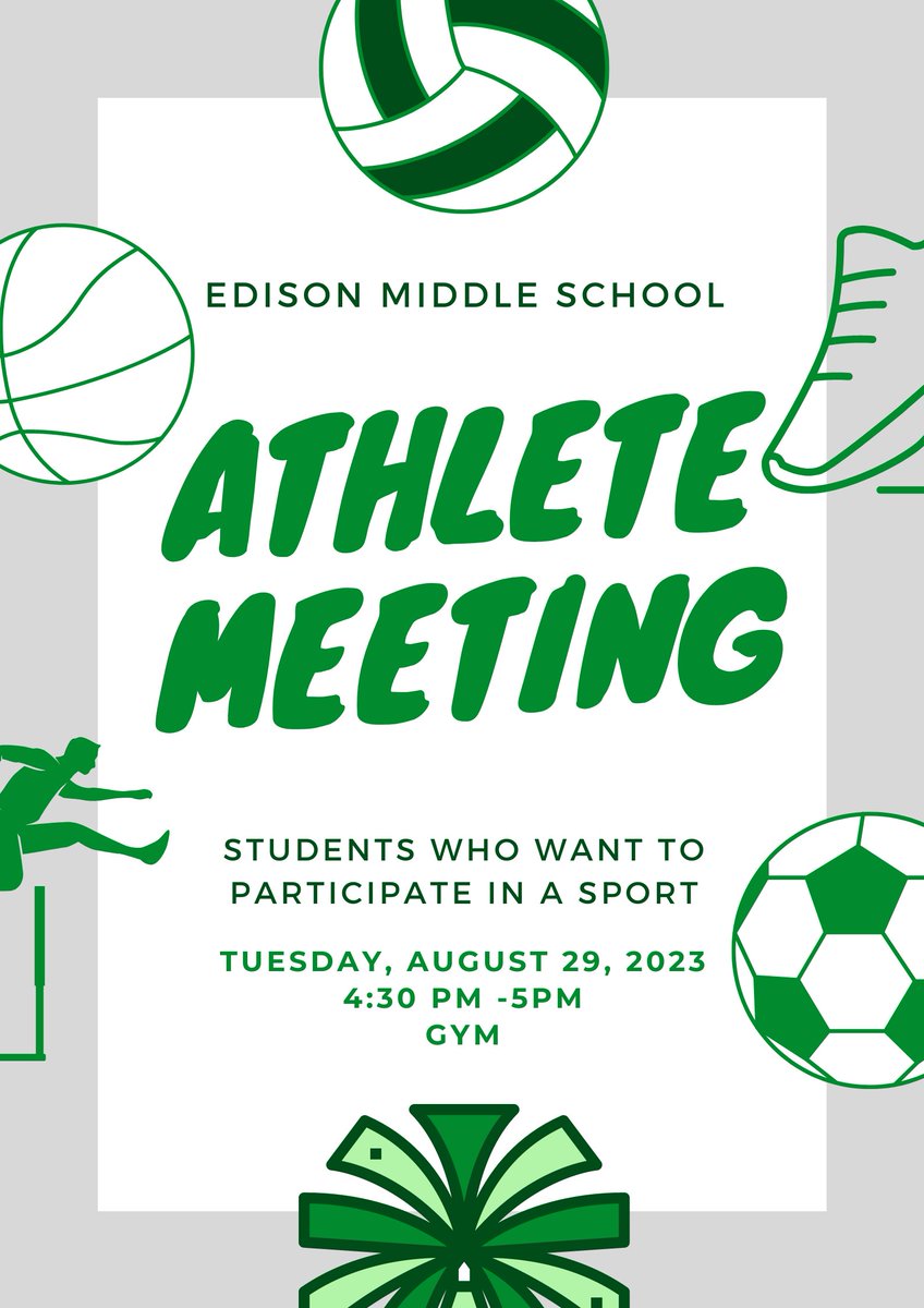 Students, do you want to play a sport this year? Meet the coaches Tuesday after school to get ALL the information you need! <a href="/MsWebb1/">Coach Webb</a> <a href="/MrGuzmanHISD/">Johnatan Guzman</a> <a href="/SNGonzalez7/">Sandra Gonzalez</a> <a href="/donawhi/">Donna Dickson-White</a> <a href="/maiyamoore26/">Mrs. Moore</a> <a href="/TarenLand/">Taren Land</a>