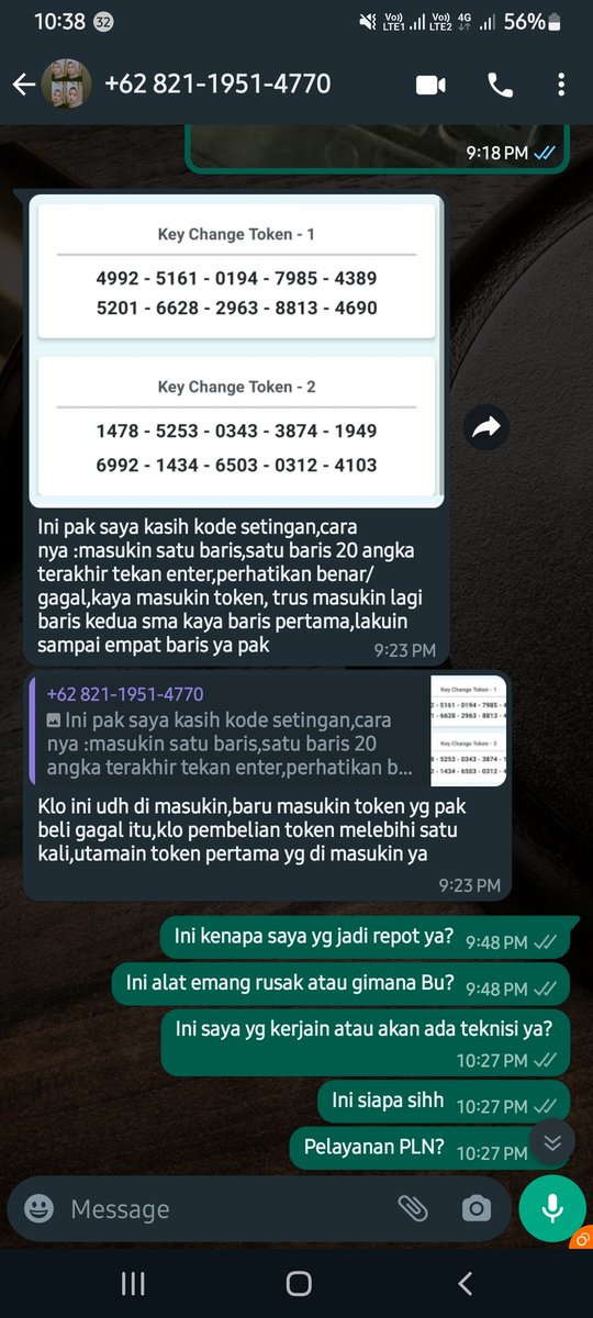 Citonerz's tweet photo. @pln_123 ini kalau ada masalah dengan meter listrik jadi pelanggan yang DISURUH untuk perbaiki ya? https://t.co/iiO7n9nQxr