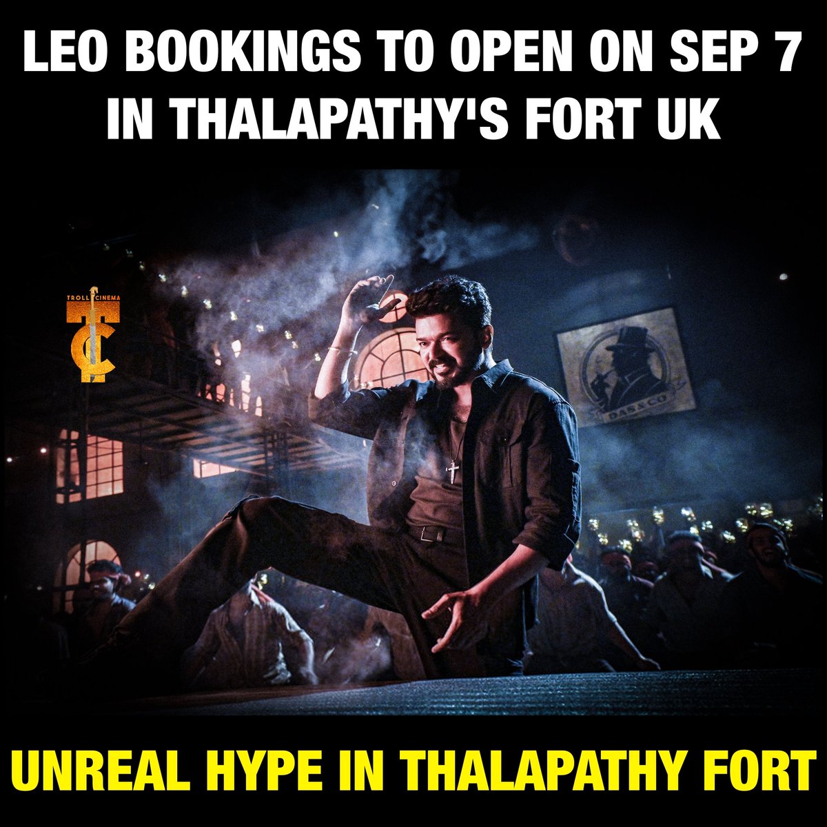 First time for an Indian film , Bookings opening 6 week before release in UK. 

#Leo #Thalapathy #AhimsaEntertainment #7screenStudios