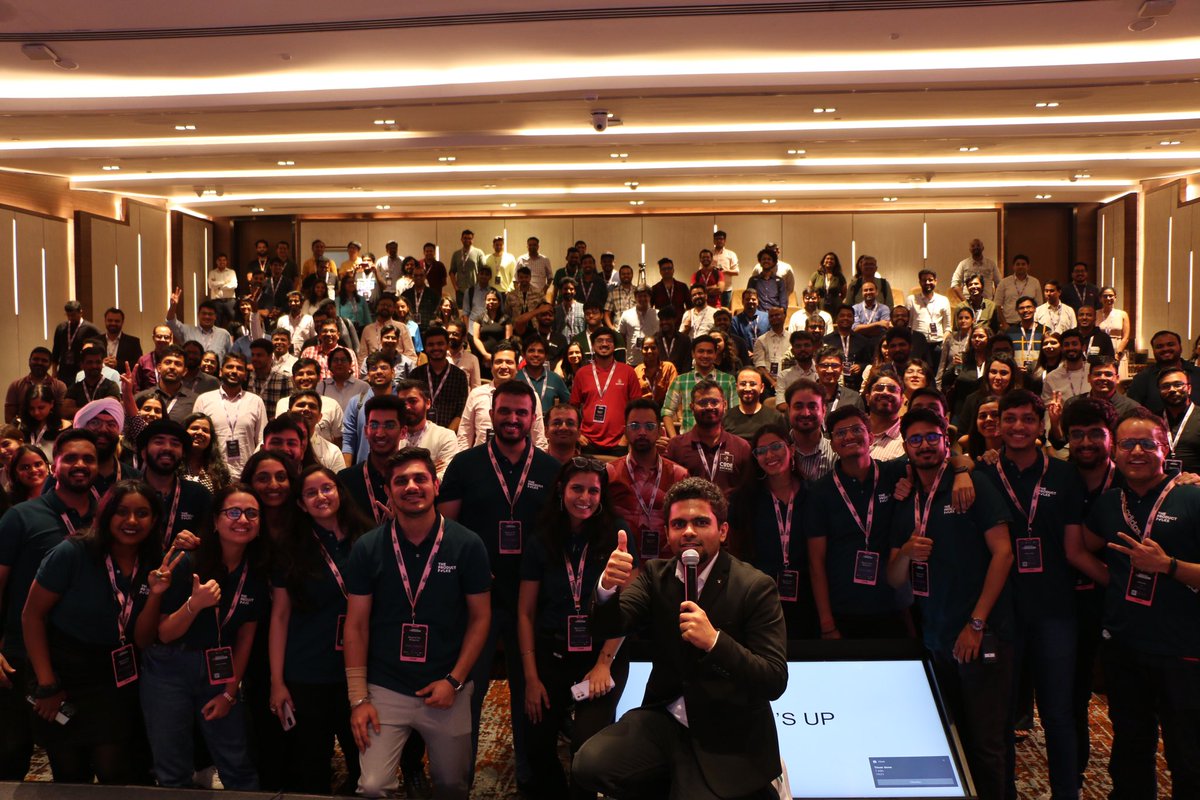 TheProductfolks's tweet photo. @DisneyPlusHS @netcore_cloud @jivraj_sachar @isv_podcast @harshilmathur @Razorpay @AbhishekTracxn @Tracxn @tarunsmehta And it’s a wrappp 💥💥

@TheProductfolks biggest flagship event comes to an end with 350+ attendees joining us 🚀

It was marvellous, spectacular and our best one till date 🔥

Hats off to #TeamTPF for pulling this off 🫶🏻

#TPFRocks 🚀
#TPFUnConference23 signing off 🫡 https://t.co/rmggBH9ANy