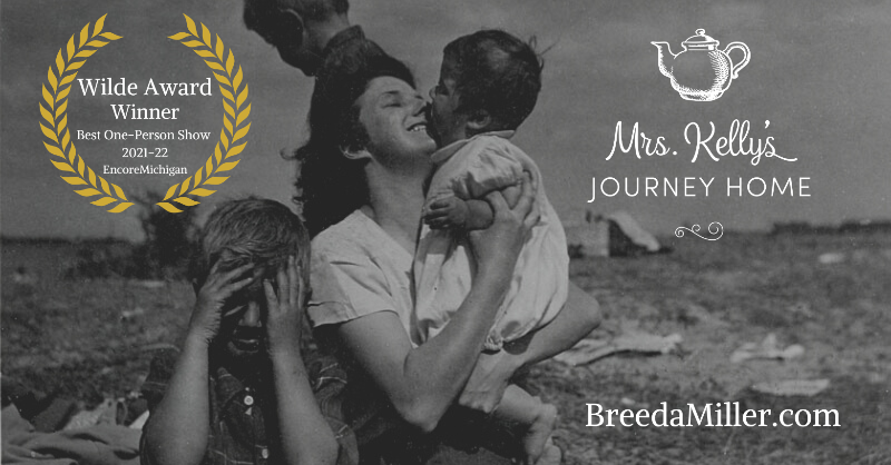 antainarts's tweet photo. Michigan author @BreedaMiller brings the poignant one-woman award-winning play 'Mrs. Kelly's Journey Home' to An Táin Arts Centre, with proceeds going to @alzheimersocirl.

#louthchat @dundalktourist