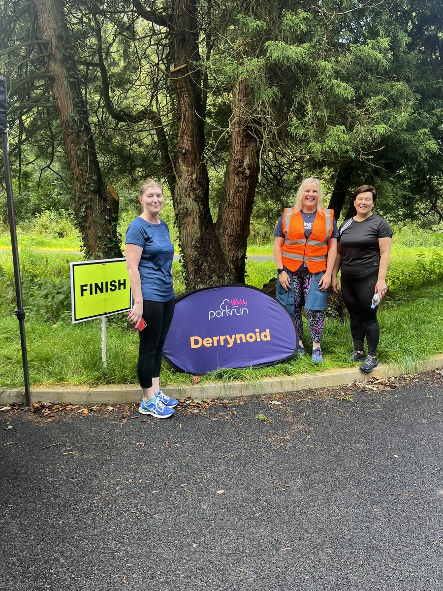 nevergiveupanne's tweet photo. parkrun day and a different forest. Had the company of Noleen and Bernie at Derrynoid forest parkrun💕 @MidUlster_DC @parkrunUK #tailwalking #loveparkrun https://t.co/Vd2PUGvN4V