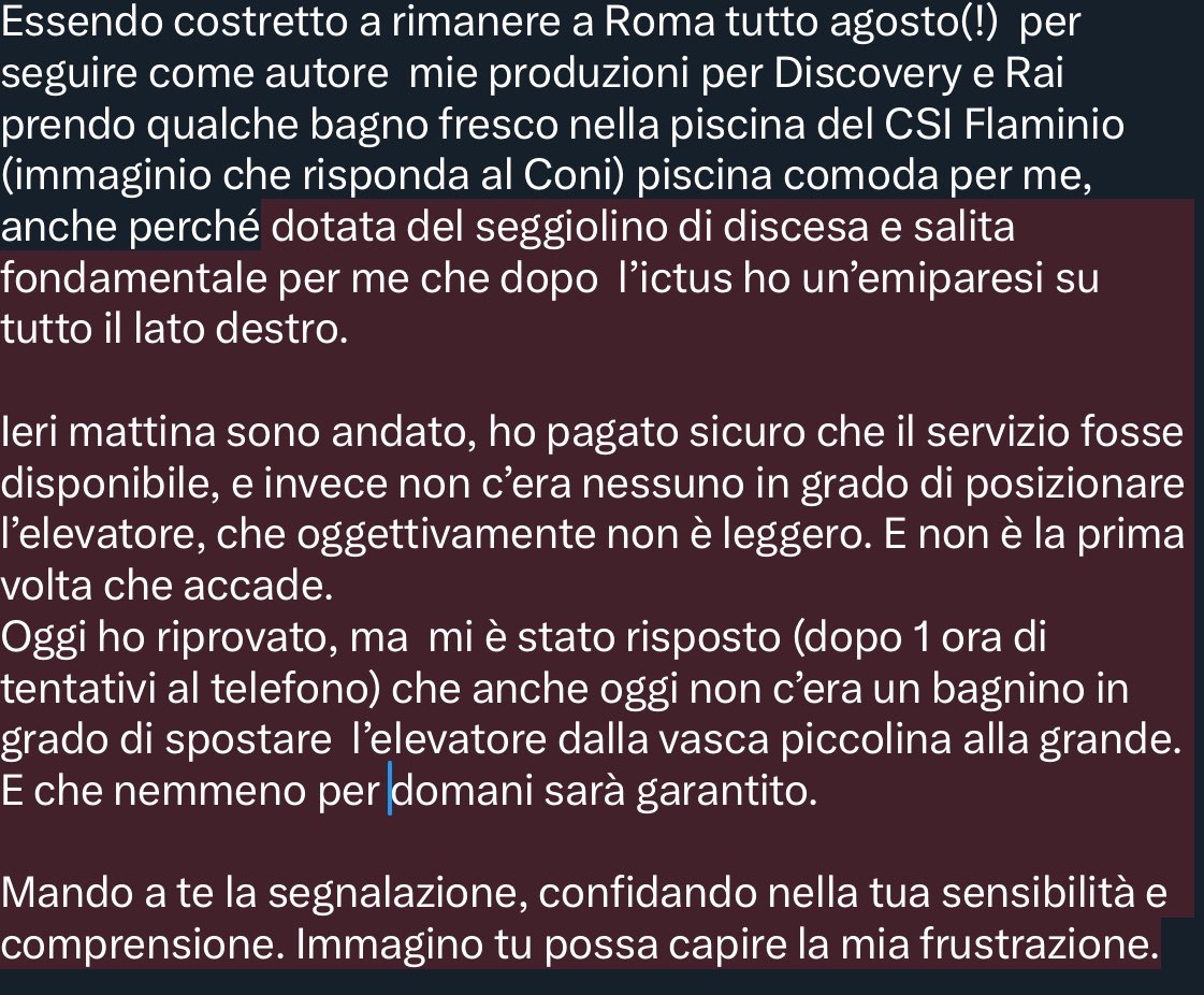 grepaolini's tweet photo. Caro Giovanni Malagò,

#tuteladisabili https://t.co/lO2e8Znn7I