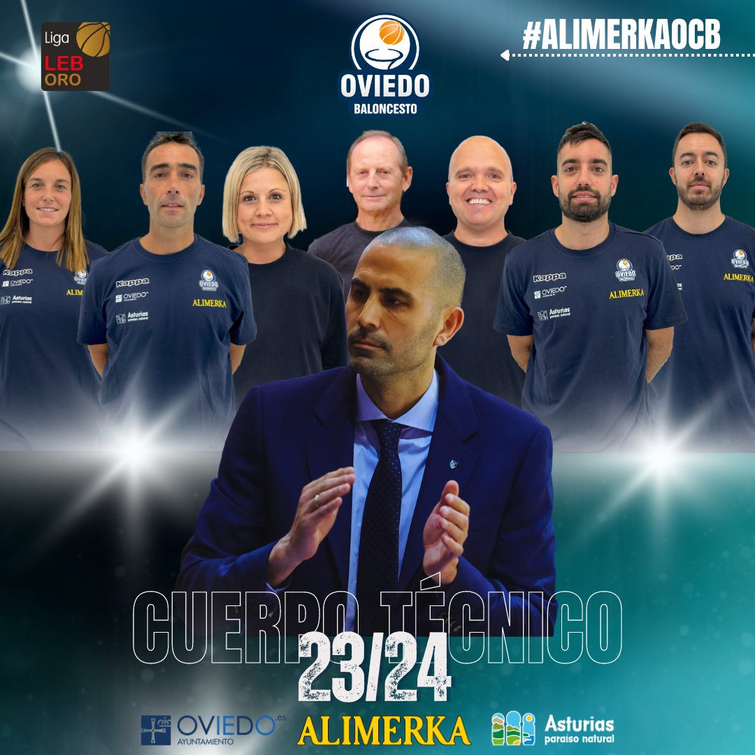 🚨 Mercado #LEBOro: El Alimerka <a href="/oviedocb/">Alimerka Oviedo Baloncesto</a> presenta al renovado cuerpo técnico de Javi Rodríguez

▶️ El primer ayudante será Diego García con Alejandro García como Team Manager y Jorge Fernández como Preparador Físico

📝 Más información ⬇️
feb.es/2023/8/26/balo…