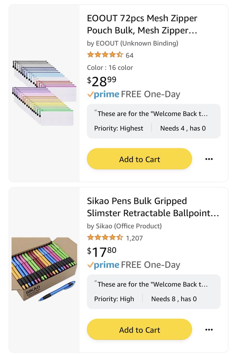MsIHistory's tweet photo. School starts so soon!

Our first spirit week is planned for the year! This is when we give out our “Welcome Back!” gifts to all the kids. 

Could you help out with:
- pencil cases?
- pens?
- pencils?
- bracelets?
- stickers?

https://t.co/Pb3bKedtG2

#clearthelist https://t.co/p2MfFcyY1p