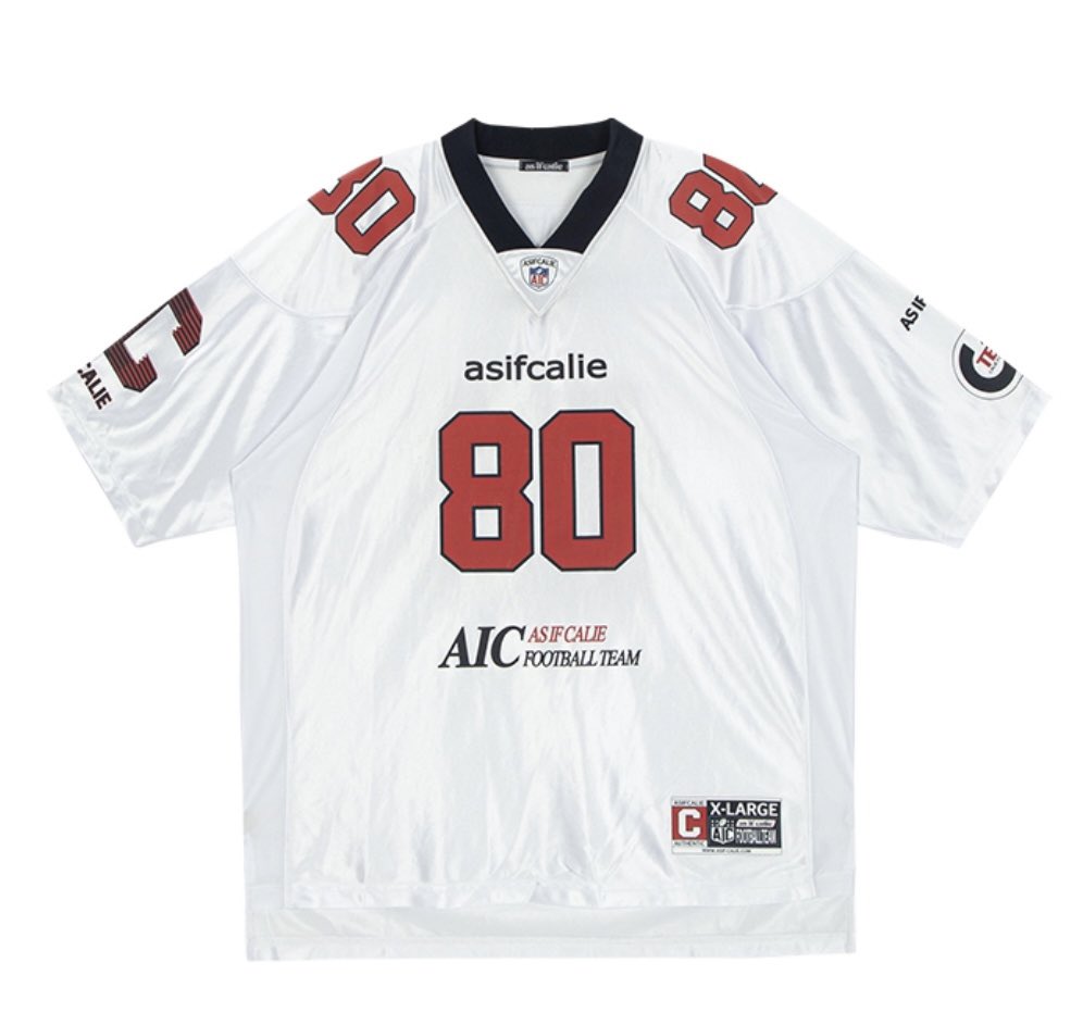 [as if CALIE] FOOTBALL JERSEY ★New jeans ミンジ着用 as if CALIE] FOOTBALL JERSEY ☆New jeans ミンジ着用 (as if