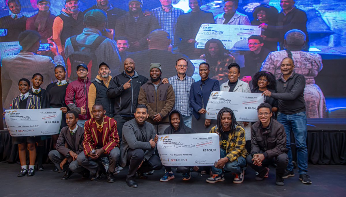 Geekulcha's tweet photo. Congratulations one more time to the Public Sector Innovation Hackathon winners πππ
#PSIHack2023 https://t.co/Q9reDszZNu