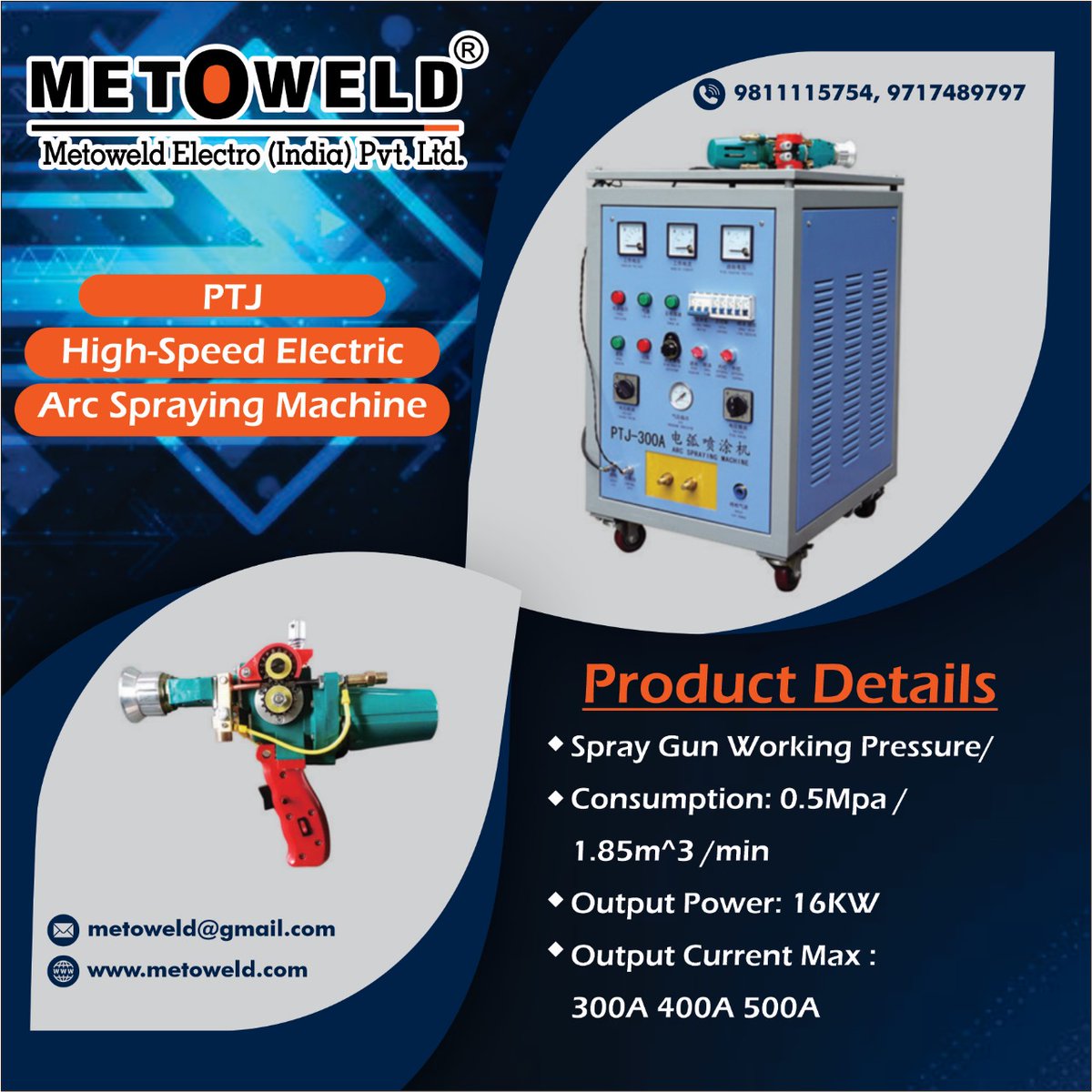 metoweld's tweet photo. ****PTJ High-Speed Electric Arc Spraying Machine****
For more info kindly visit: https://t.co/ZDNJJrM4KC
#welder #welderofnation #TUBE #tubewelder #pipe #pipewelder #solidstate #igbtwelder #DFT #tubeandpipe #India https://t.co/MNRnEzHjov