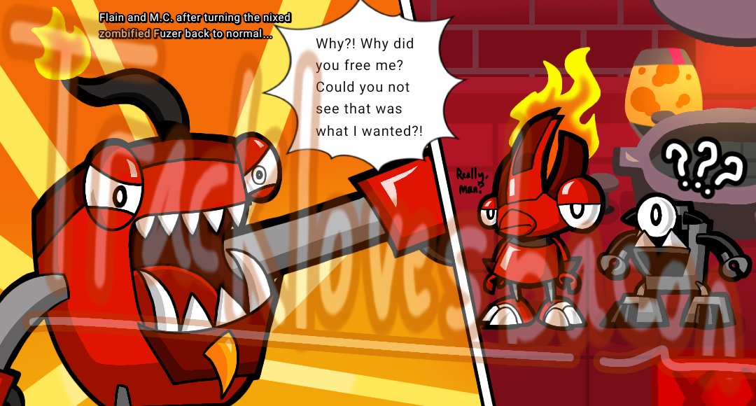 Tracklovesbacon's tweet photo. ⚠️ SPOILERS FOR THOSE WHO HAVEN'T READ A FANFIC CALLED MIXELS UNITE : RETOLD BY @MixelsUniteRE ⚠️

Also, the creator of Mixels Unite, Fuzer and M.C. belongs to @MixelsUnite

•
•
•
•
•
•
•

#LegoMixels #Mixels #MixelsUnite  #Fuzer #Flain #MC a.k.a. #Monochrome https://t.co/caHMPRBbUA