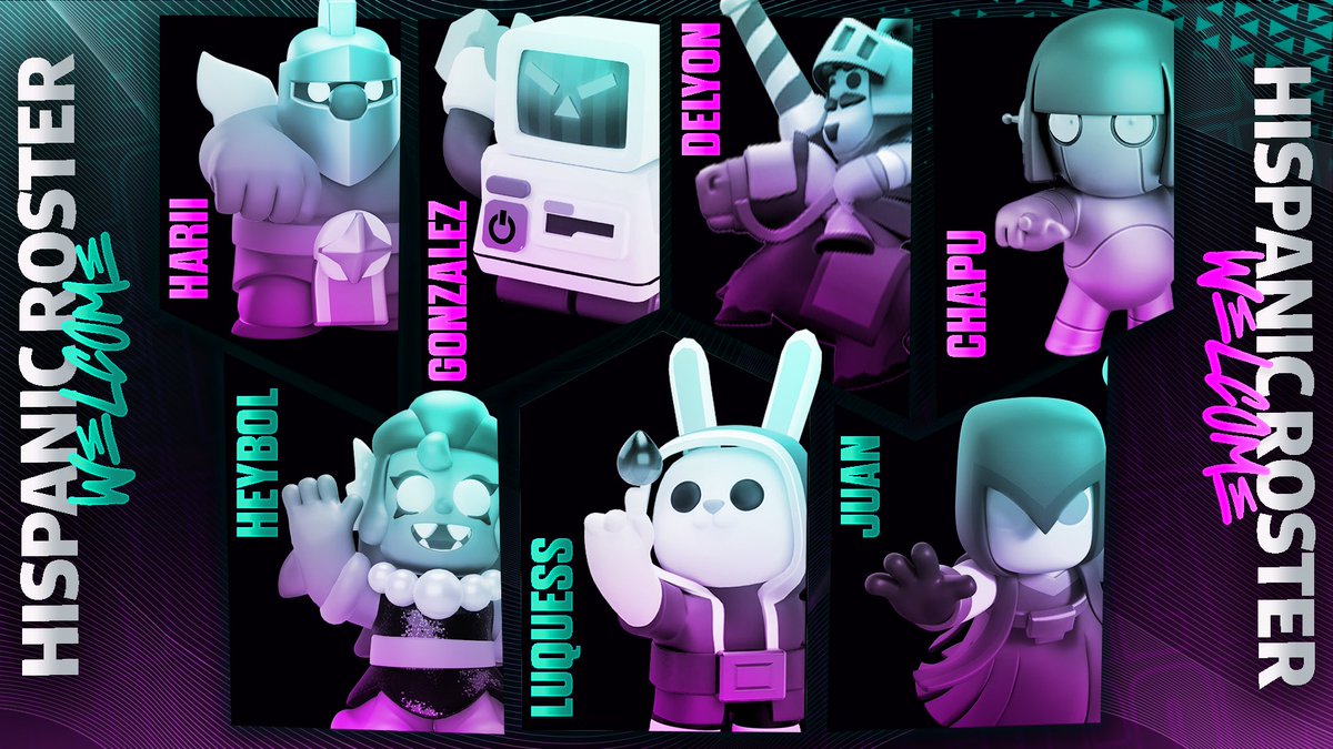 We are happy to present our new Hispanic Roster! 🇪🇸

Please welcome our newest players: 

🔱 <a href="/harriiiiii_cm/">squad busters | harriiiiii/Sjlvrr</a> 
🔱 @GxnzalezCM 
🔱 <a href="/DElyon_CM/">DElyon</a> 
🔱 @xImCHaPUxZz 
🔱 <a href="/Heybol2/">Heybol</a> 
🔱 <a href="/LUQUESS_18/">EN1| Luques</a>

We are also stoked to present our newest Spanish caster <a href="/Juanal_Con_L/">JuanTrick:):(</a> 

#EN1UP 🚀