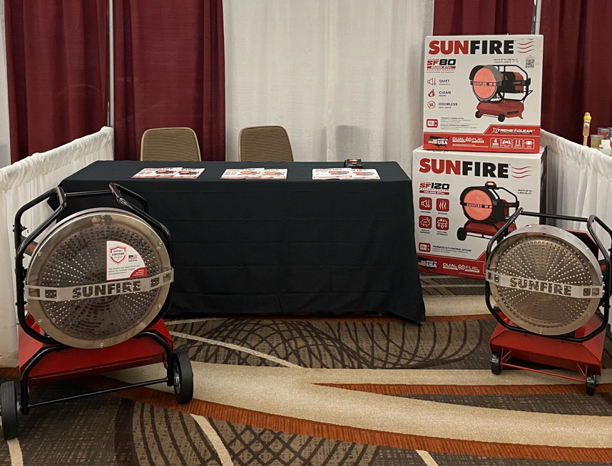 SunfireHeaters's tweet photo. If you're at the Florida Hardware Fall Dealer Market, make sure to swing by the SunFire ☀️🔥 booth #324 to check out our SF120 & SF80 in person!
#FloridaHardware #SunFire #PortableHeat #SunFireHeaters #MadeInTheUSA #FuelFiredHeat #SF80 #SF120 #Orlando https://t.co/Lxv1TSZWTC