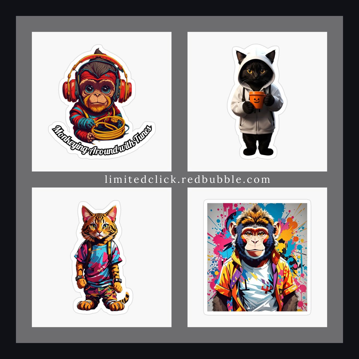LimitedClickart's tweet photo. "Unleash your creativity with our irresistible sticker collection! 🎨✨ #Stickers  #ArtistOnTwitter #flower #leaf #pattern #minimalist #moden #Abstract #summer #Spring #autmn #floral #botanical #illustration #animal #Memes #redbubbleartist #findyourthing #redbubbleshop #redbubble https://t.co/FrkAxzxyr0