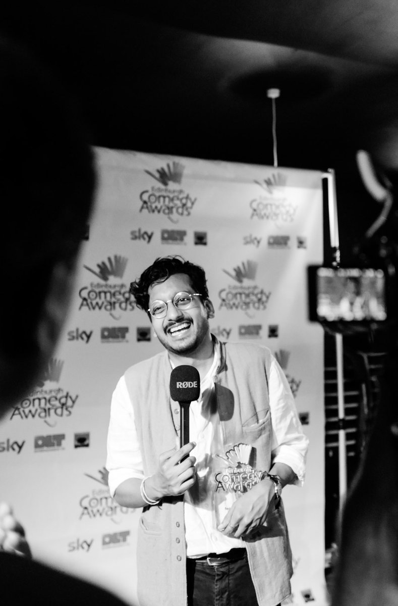 👏 Congrats to @AhirShah - winner of this year’s @ComedyAwards Best Show 🎉
