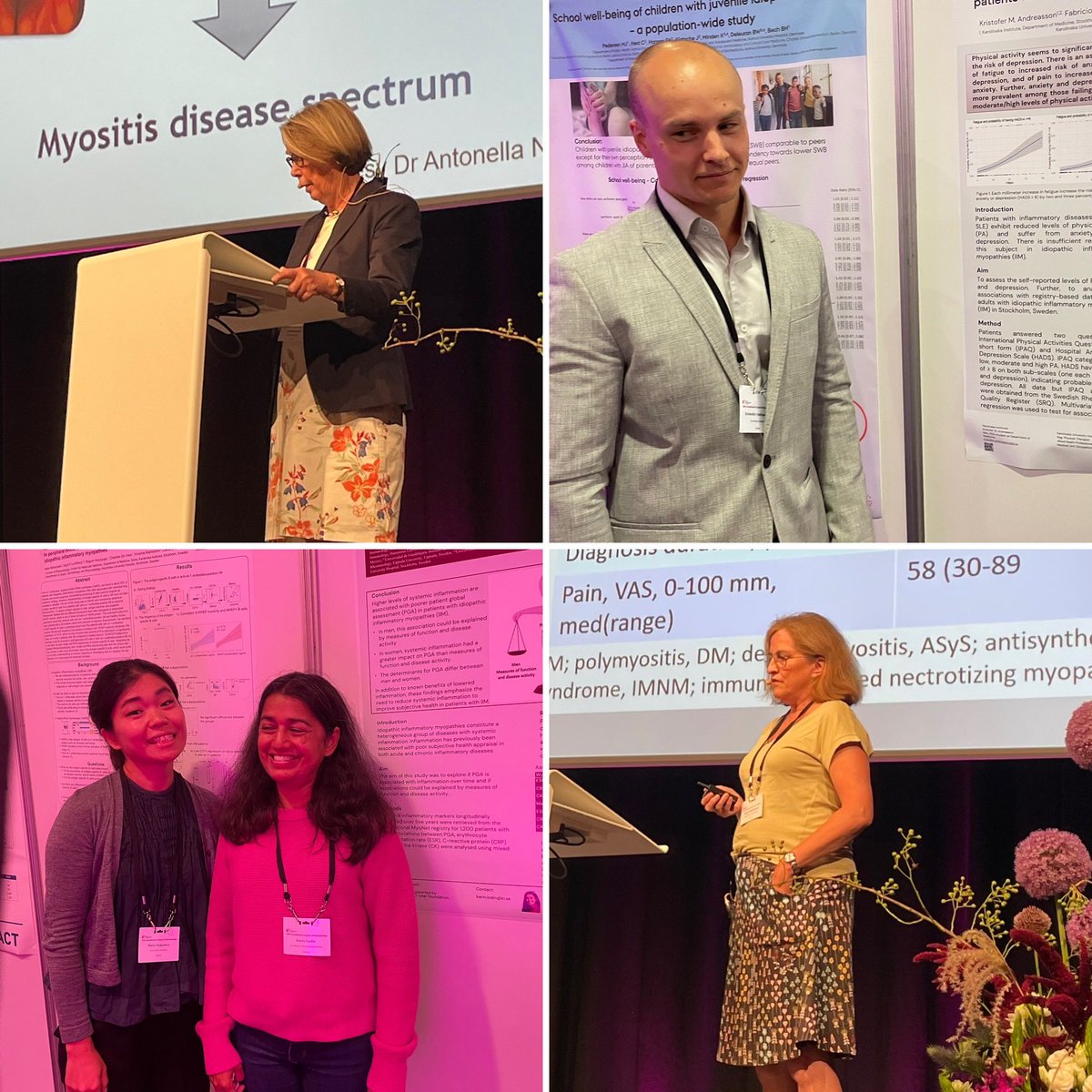 @Myositis_KI 
Presenting our research on myositis at the Scandinavian Congress of Rheumatology in Copenhagen. We have enjoyed interesting discussions and social activities!