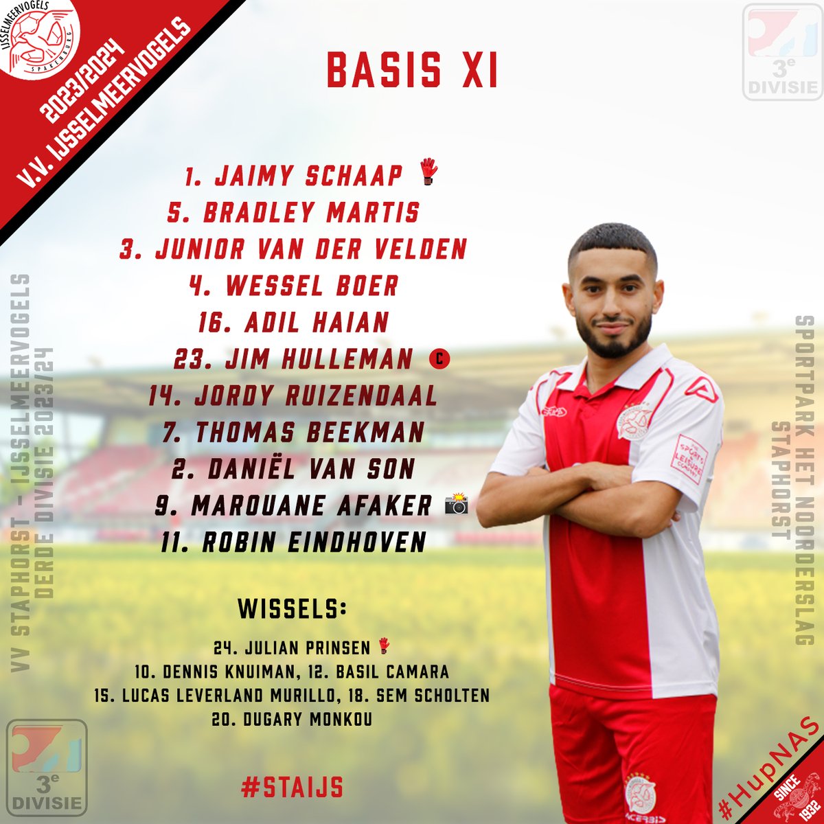 VVIJV's tweet photo. 14:30 uur โฝ๏ธ #STAIJS | De opstelling en de wissels van IJsselmeervogels voor de wedstrijd tegen @vvstaphorst
#STAIJS https://t.co/GtH0GYWH8h