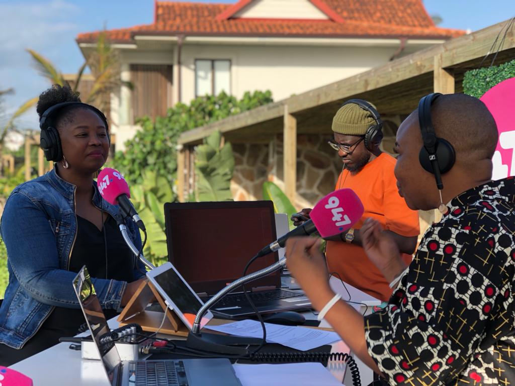 947's tweet photo. Day 1 | Event 1
Venue: Sala Beach House
Activity: Spa &amp; Wellness

@hulisaniravele spoke to Pinky Radebe, PR &amp; Communications Senior Manager at Tourism KZN on what the province has to offer.

Brought to you by @TourismKZN &amp; Enterprise iLembe🌤️ #KZNHasItAlln #947WeekendBreakfast https://t.co/bbRPwxSOGo