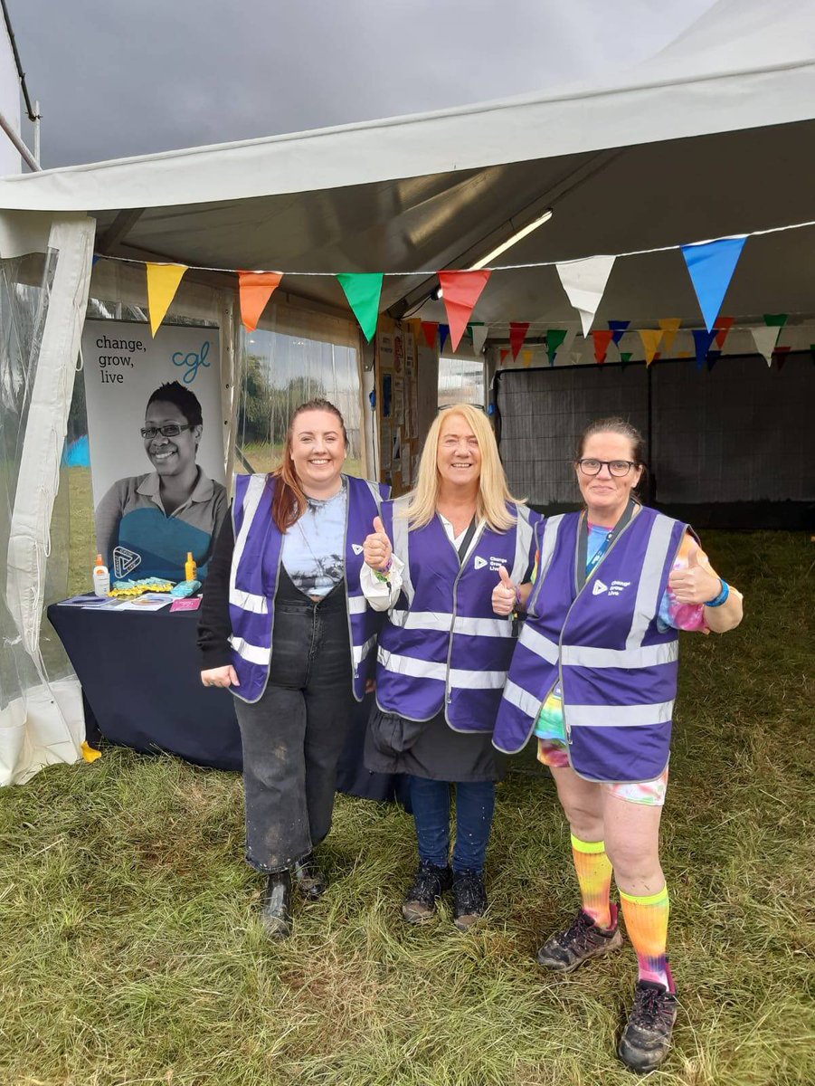 Day three for our team at @Creamfields, if you are nearby to hospitality in gold and silver campsite, pop into the help tent and say hi to our team. We are also available at the help tent in campsite village! #harmreduction