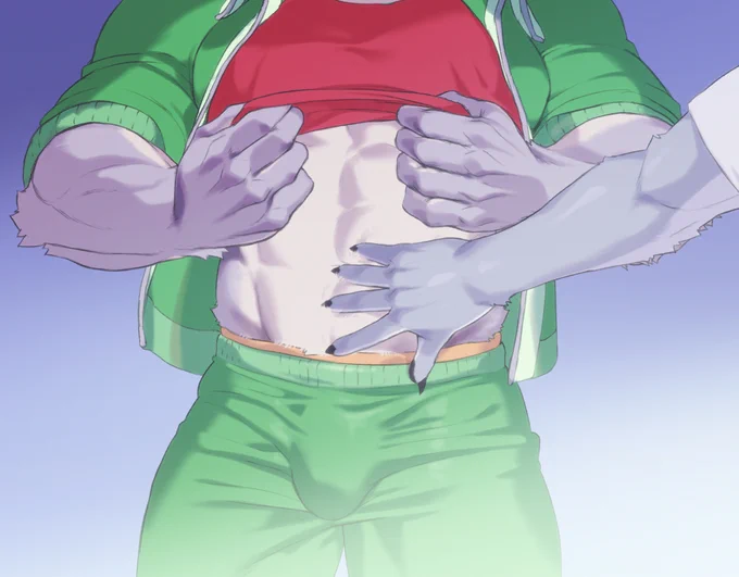 撫でかた差分。 