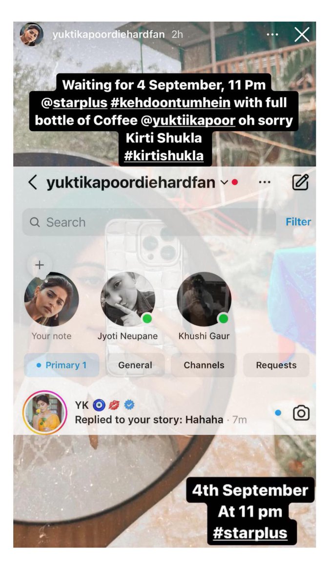 Not only chandrayan landed on the moon, it is me too who is now over the moon after seeing this 🤩, she made my day via her simple gesture 🤍

Edit & Caption credit to @Quaint_Yuktian 

#YuktiKapoor #YuktiAsKirti #KirtiShukla #KehDoonTumhein