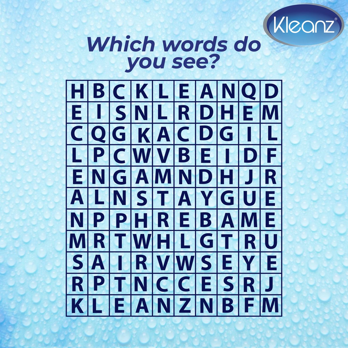 GhandourGhana's tweet photo. 🧠Tease your brain! Join this exciting quiz and challenge yourself. Stay Clean with Kleanz!
#kleanz #staycleanwithkleanz #ghandourcosmeticsltd #thegcbrand https://t.co/BxXJzRnT4C