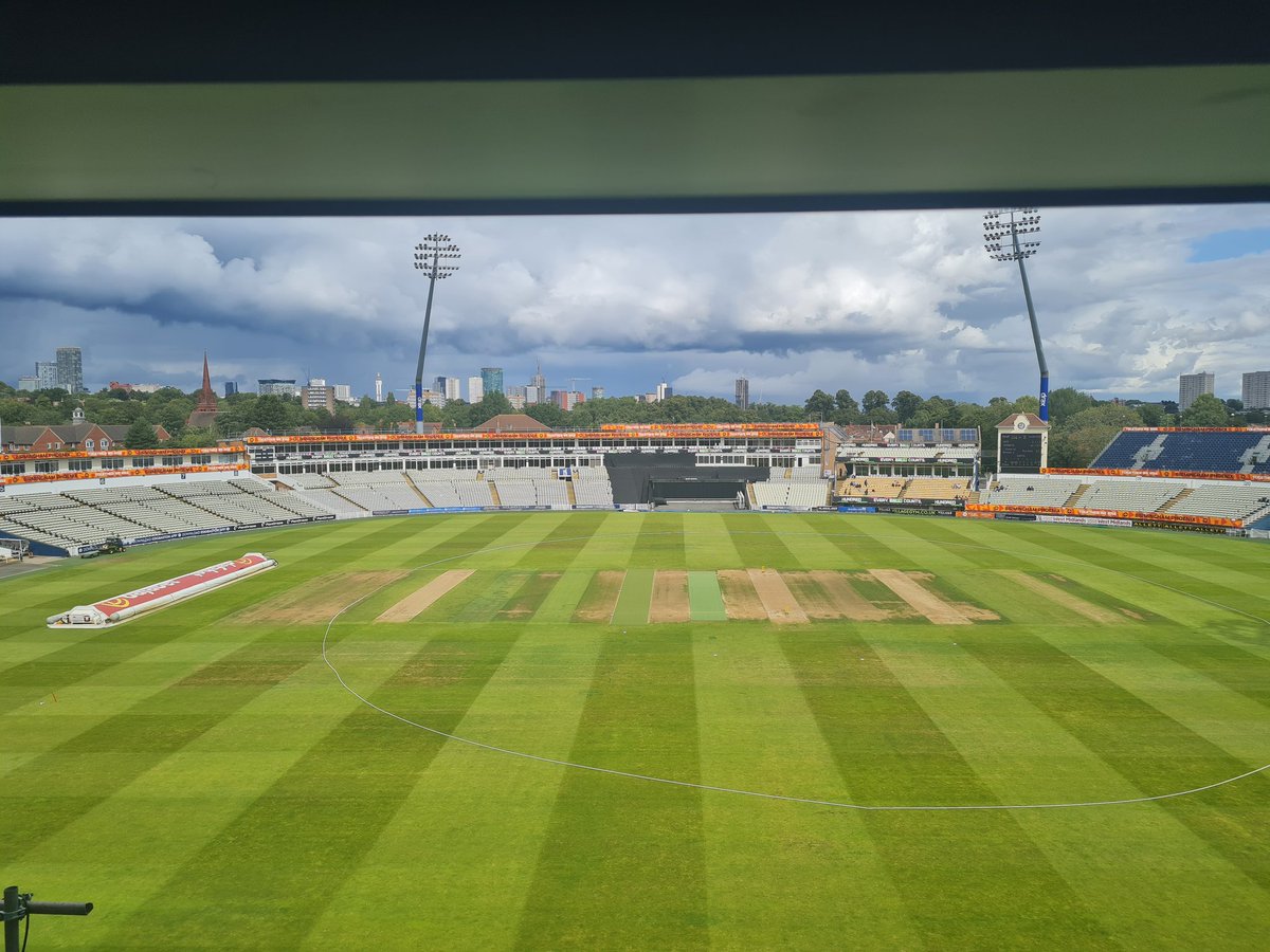 Today's office. Pleasure to be working on the final of the #worldblindgames T20 cricket final here at Edgbaston with @SamJDalling