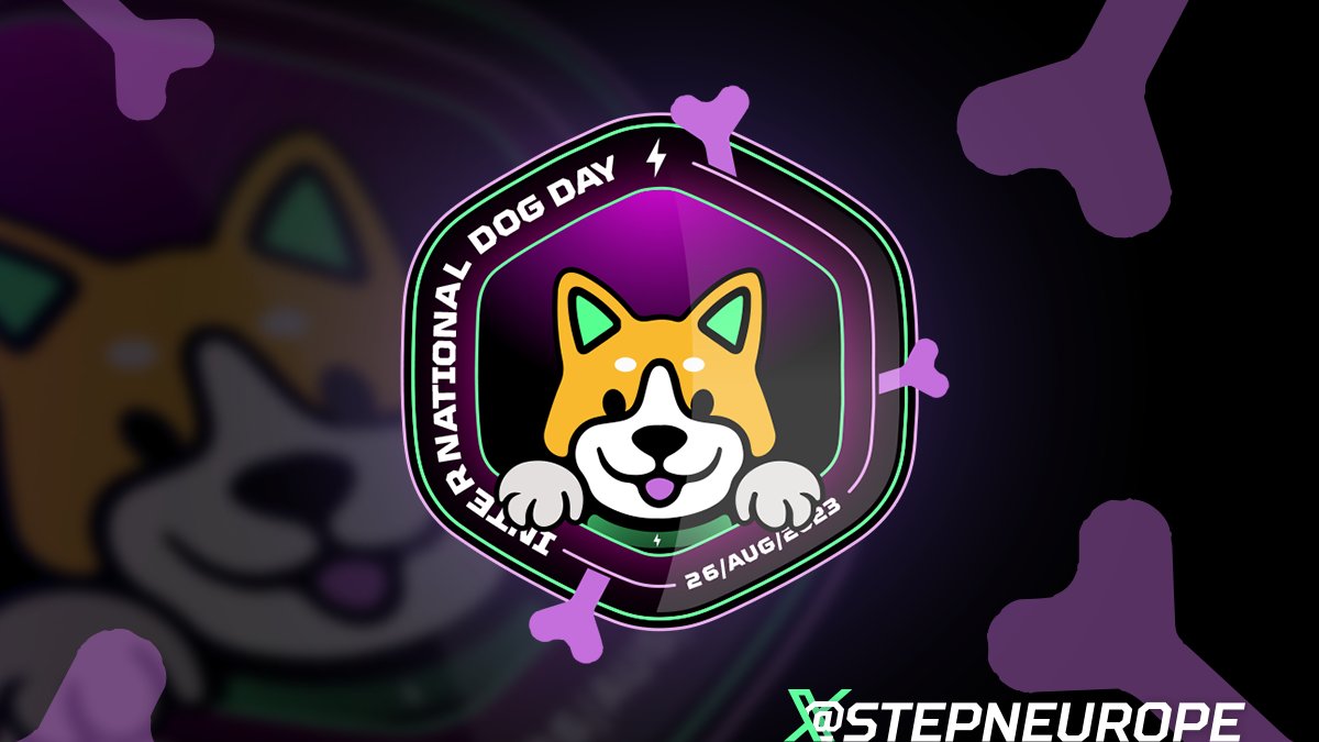 🐾 This #InternationalDogDay, let's give a woof-out to all the pups that make our days brighter! 🌞 Dive into the canine world with this special #NFT badge. 🦴

To win 1 of 50 badges:
1️⃣ Like, RT &amp; Follow
2️⃣ Drop your <a href="/0xPolygon/">Polygon</a> wallet

Barking up the right tree with #STEPN!