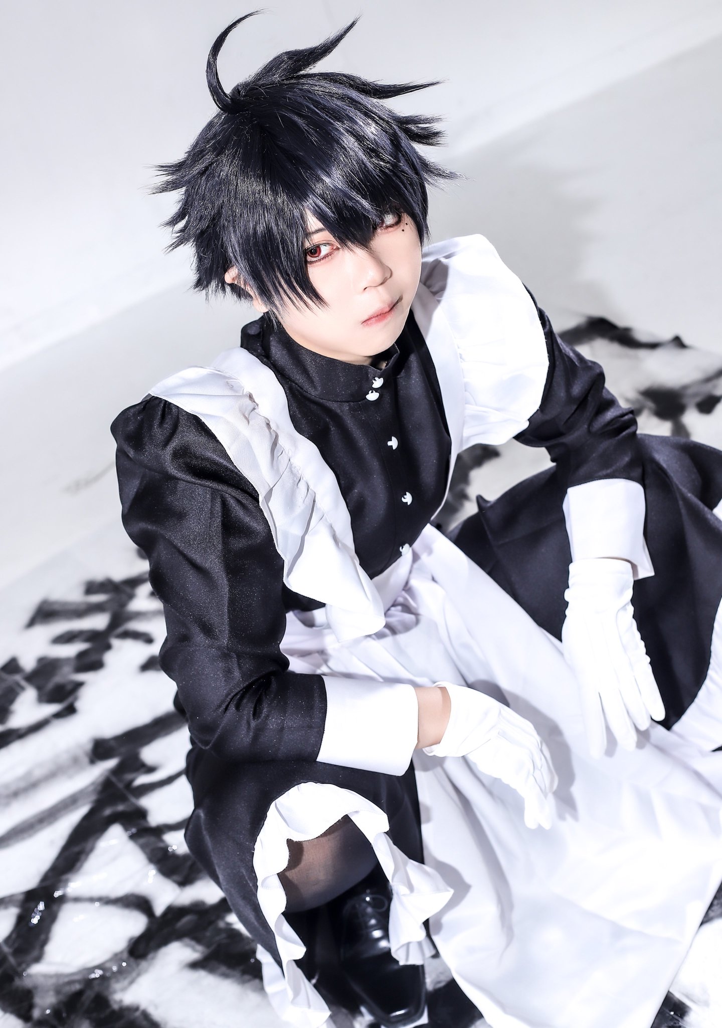 桃源暗鬼 無陀野無人 無陀野 コスプレ 衣装 ウィッグ 一式 フル