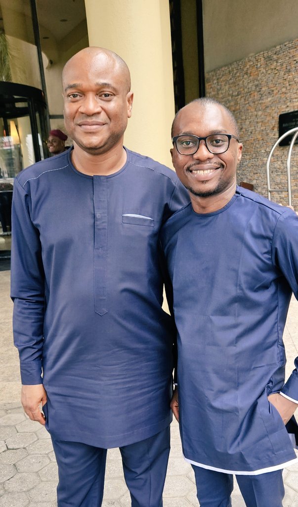 Met NESG Board member @nnannaude and had a very long discussion about Nigeria's economic challenges. We've worked together for about a decade now and I can say he is one of Nigeria's finest intellectual. Always a pleasure.