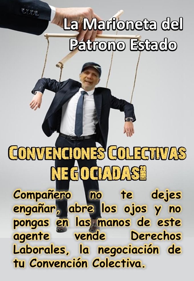 #26Ago Señores:
.<a href="/OITnoticias/">OIT</a>
.<a href="/OITAndina/">OIT Países Andinos</a>
.<a href="/ONU_derechos/">ONU Derechos Humanos - América del Sur</a>
.<a href="/KarimKhanQC/">Karim A. A. Khan KC</a>
.<a href="/_Provea/">PROVEA</a>
.<a href="/SoyCTV/">CTV</a>
.<a href="/CentralASI/">Central ASI Vzla</a>
.<a href="/torrealbaf_/">Francisco Torrealba</a>
.<a href="/ElNacionalWeb/">El Nacional</a>
.<a href="/NicolasMaduro/">Nicolás Maduro</a>
Los Trabajadores Cantevistas  RECHAZAMOS por ilegal la negociación de la Convención Colectiva 2023 2025
URGE #InvestigarCantvYa 🖤