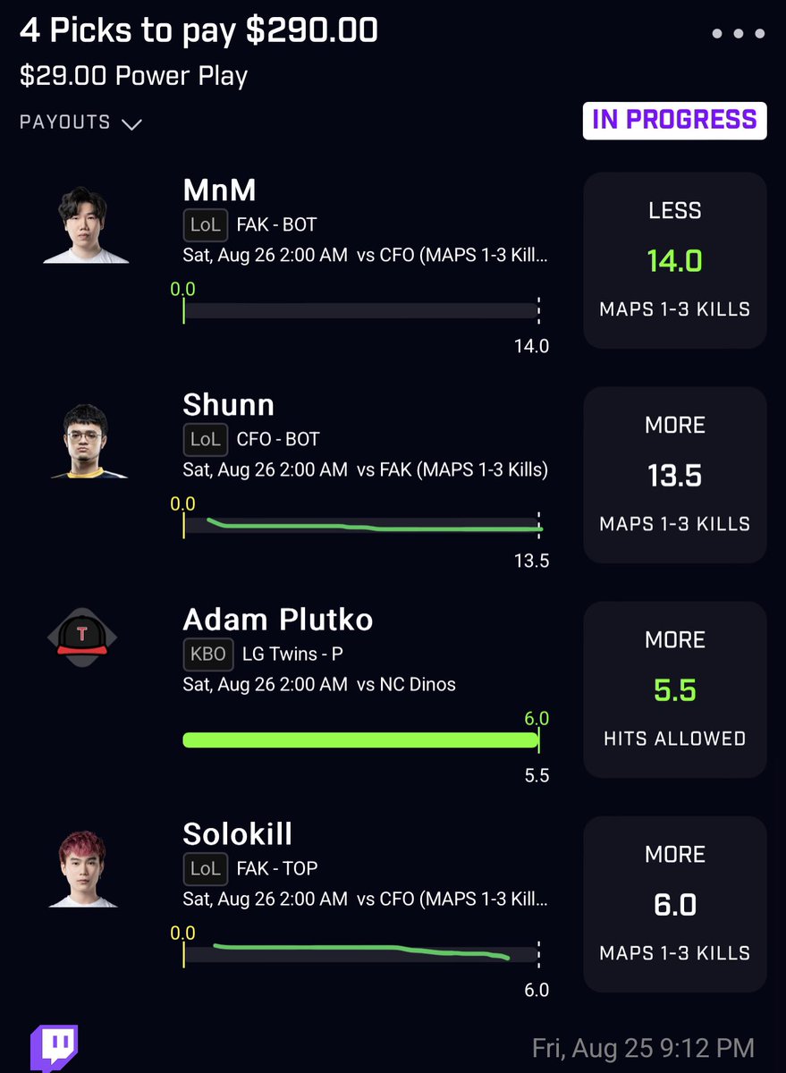 1TwoWay's tweet image. No way MnM gets 10 Kills on Map 3. CASH IT. ✅ Goin back to sleep.😴