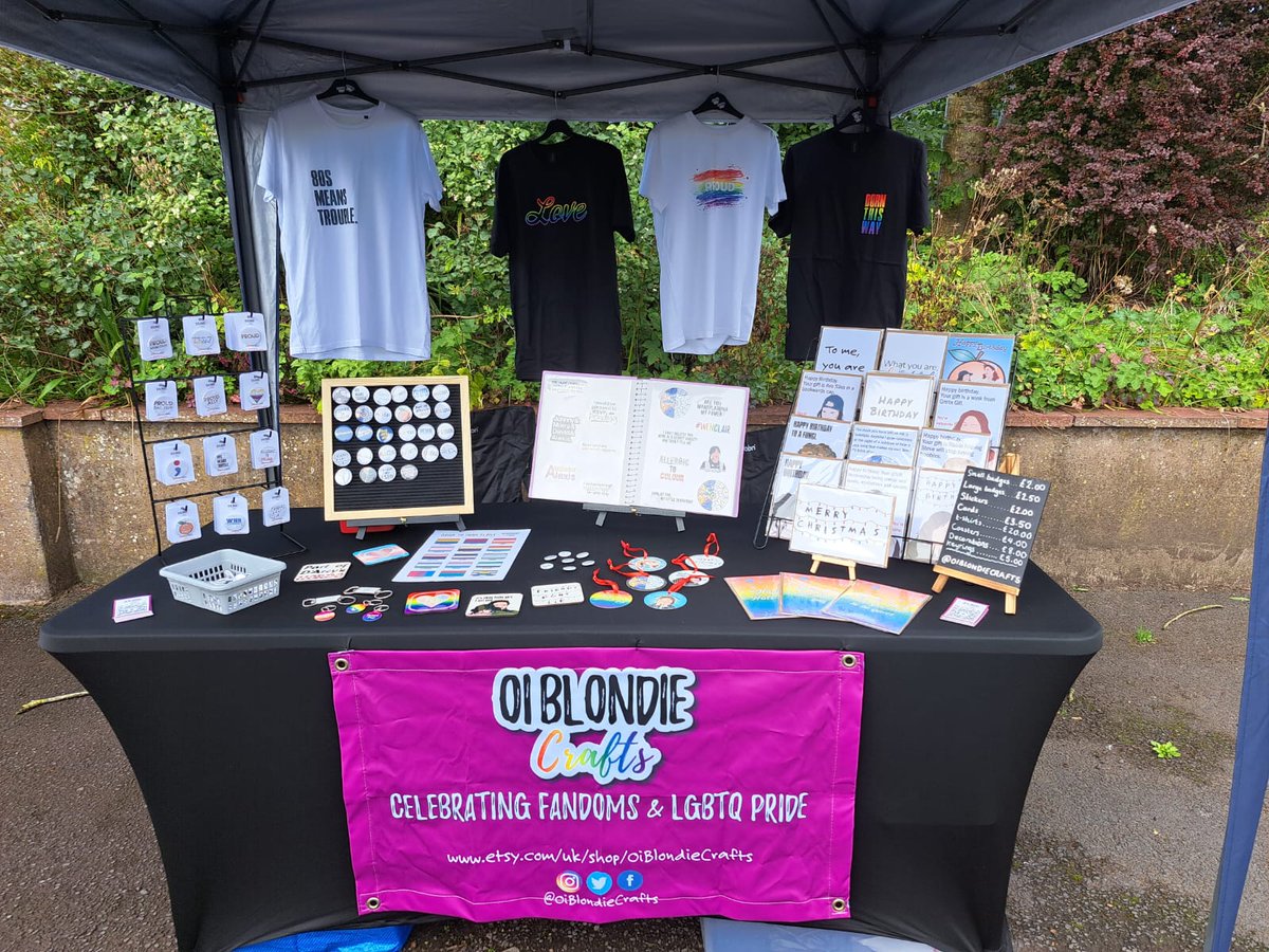 Set up and enjoying the sunshine at #ecclefechan produce and makers market!

#craftevent #makersmarket #dumfriesandgalloway