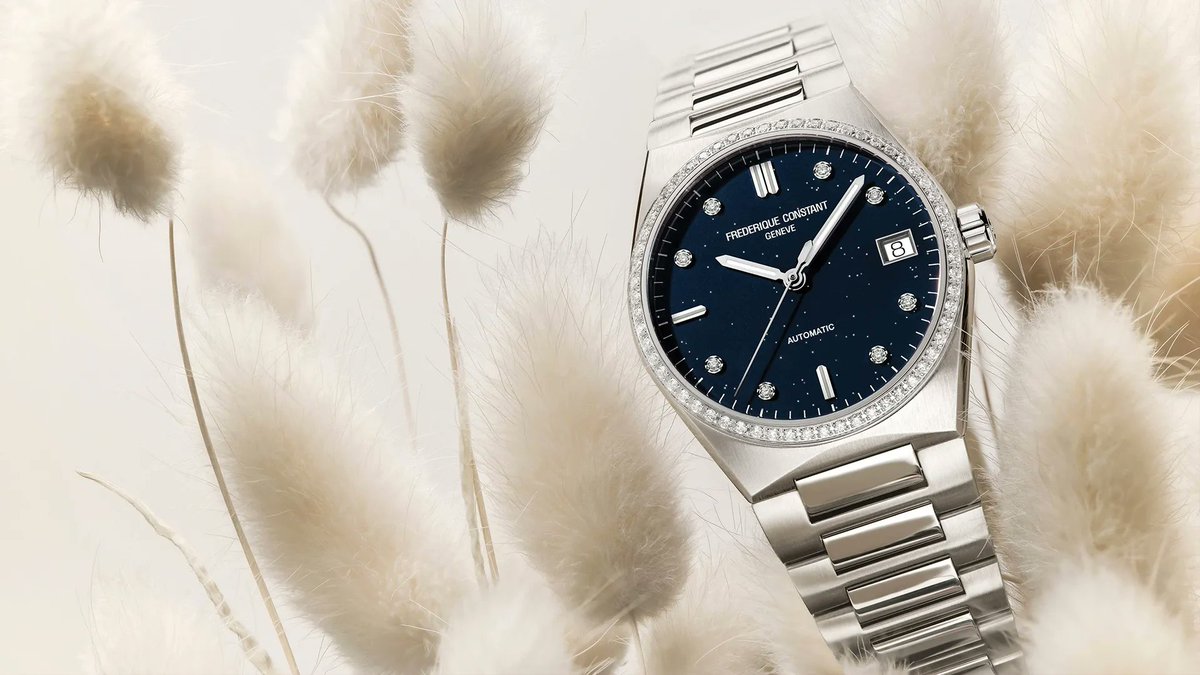 WatchShowcase's tweet photo. This #FrederiqueConstant Highlife Ladies Automatic Sparkling makes it feel like you're wearing the entire Milky Way on your wrist. #watches #watchoftheday #wotd #ladieswatches https://t.co/U5kelFmTxH