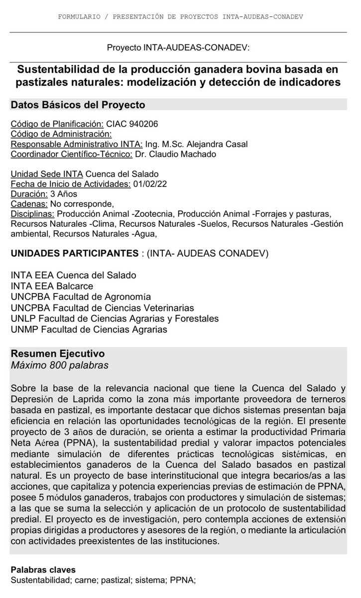 cfmacha's tweet image. En la colonia Ortiz Basualdo @INTACuenca, nos reunimos por el proyecto CIAC 949206 (#inta #audeas #conadev) sobre sostenibilidad de ganaderia basada en pastizal,  integrando 5 módulos y campos de productores. Se avanzó en la identificación de indicadores. FCV @UNICEN_Oficial